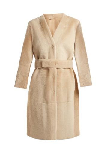 Matchesfashion.com Max Mara Studio - Tarso Coat - Womens - Beige