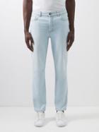 Raey - Single Organic-cotton Slim-leg Jeans - Mens - Light Blue