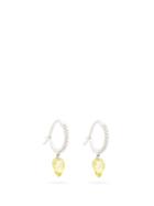 Matchesfashion.com Raphaele Canot - Diamond, Sapphire & White Gold Earrings - Womens - Yellow Multi