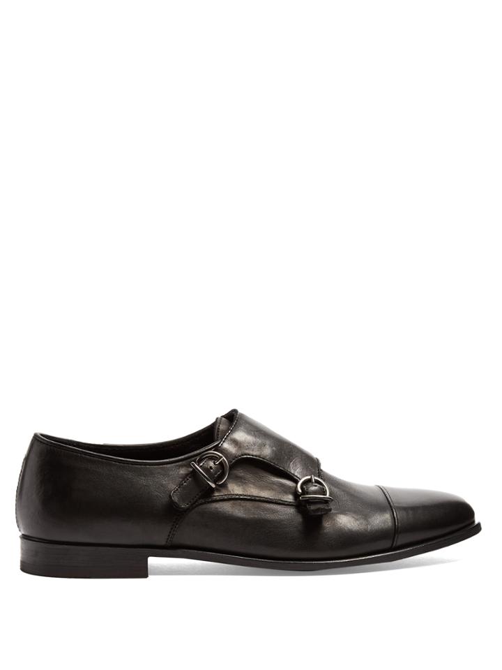 Fratelli Rossetti Batik Double Monk-strap Leather Shoes