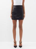 Gauge81 - Galaway Faux-leather Mini Skirt - Womens - Black