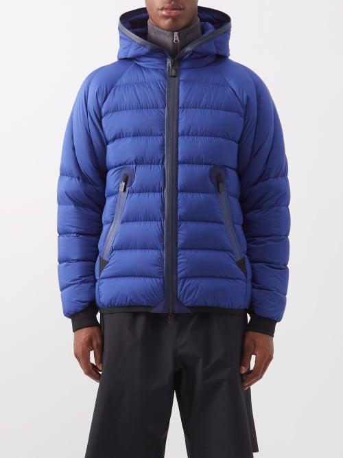 Moncler Grenoble - Barnave Hooded Down Jacket - Mens - Blue