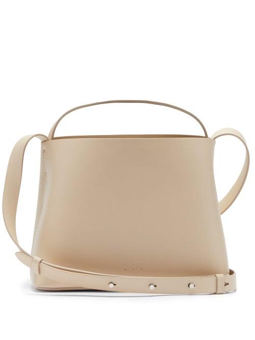 Matchesfashion.com Aesther Ekme - Sac Mini Leather Cross Body Bag - Womens - Ivory
