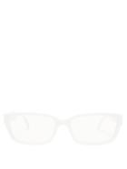 Matchesfashion.com Balenciaga - Rectangular Acetate Glasses - Mens - White