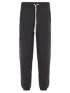 Matchesfashion.com Allude - Drawstring Wool Blend Track Pants - Mens - Charcoal