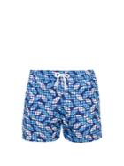 Frescobol Carioca Sports Tauari-print Swim Shorts