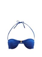 Matchesfashion.com Fisch - Grenadins Recycled Fibre-blend Bikini Top - Womens - Blue