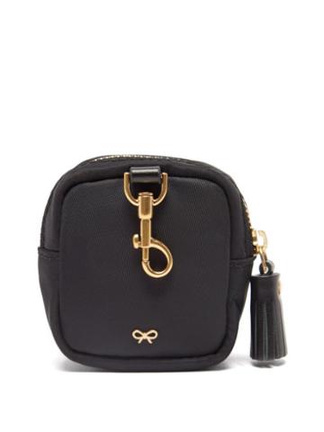 Ladies Accessories Anya Hindmarch - Recycled-nylon Earphone Pouch - Womens - Black