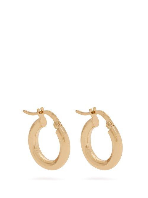 Matchesfashion.com Anissa Kermiche - Fair Trade Yellow Gold Hoop Earrings - Womens - Yellow Gold