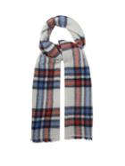 Matchesfashion.com Isabel Marant - Suzanne Checked Wool Blend Scarf - Womens - Blue