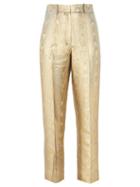 Matchesfashion.com Racil - Michael Moir Cigarette Trousers - Womens - Gold