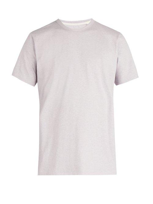 Matchesfashion.com Rag & Bone - James Crew Neck T Shirt - Mens - Purple