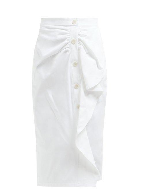 Matchesfashion.com Max Mara - Edmond Skirt - Womens - White