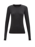 Cordova - Ribbed Base-layer Top - Womens - Black