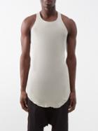 Rick Owens - Elongated Cotton-jersey Tank Top - Mens - Pearl