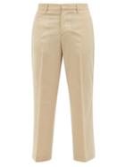 Barena Venezia - Tela Mid-rise Virgin Wool Trousers - Mens - Beige
