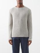 Inis Mein - Alpaca And Silk-blend Sweater - Mens - Beige Multi