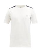 Brunello Cucinelli - Logo-print Cotton-jersey T-shirt - Mens - White Multi