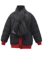 Ladies Rtw Marni - Quilted Quilted Down Scarf Jacket - Womens - Black Multi