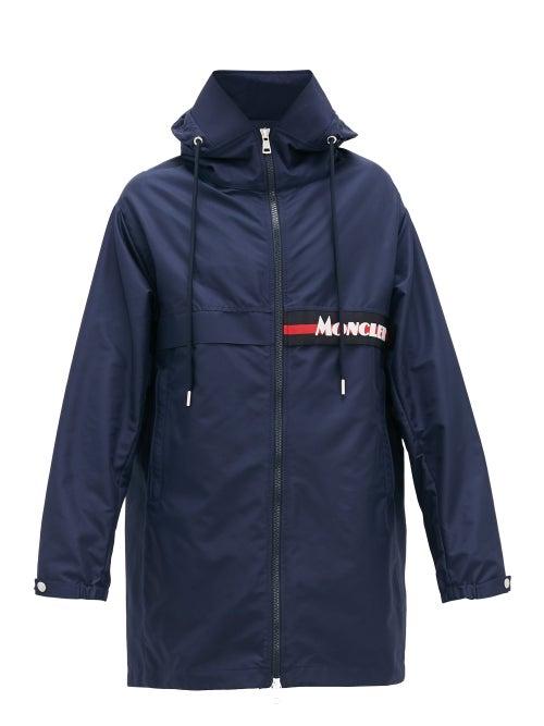 Matchesfashion.com Moncler - Logo-patch Technical-fabric Parka - Mens - Navy