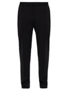 Matchesfashion.com Giorgio Armani - Tailored Stretch Jersey Crepe Trousers - Mens - Black