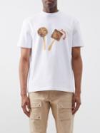 Jacquemus - Maraca-print Cotton-jersey T-shirt - Mens - White Multi