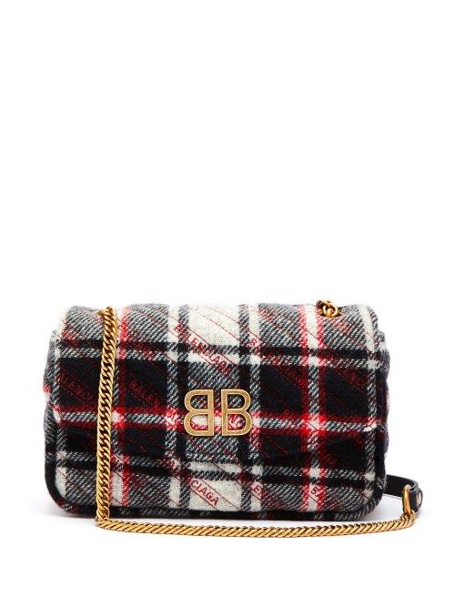 Matchesfashion.com Balenciaga - Bb Round S Bag - Womens - Black White