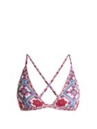 Matchesfashion.com Paolita - Sahara Triangle Bikini Top - Womens - Pink Multi