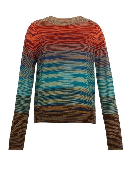 Matchesfashion.com Missoni - Wool Crew Neck Sweater - Mens - Multi