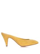Mansur Gavriel Backless Suede Pumps