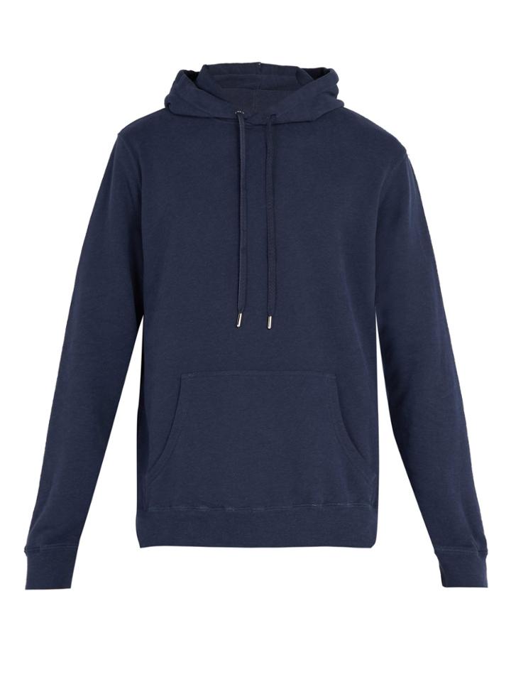 Sunspel Cotton-jersey Hooded Sweatshirt