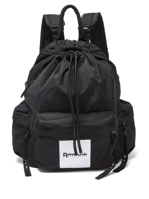 Reebok X Victoria Beckham - Logo-patch Nylon Backpack - Womens - Black