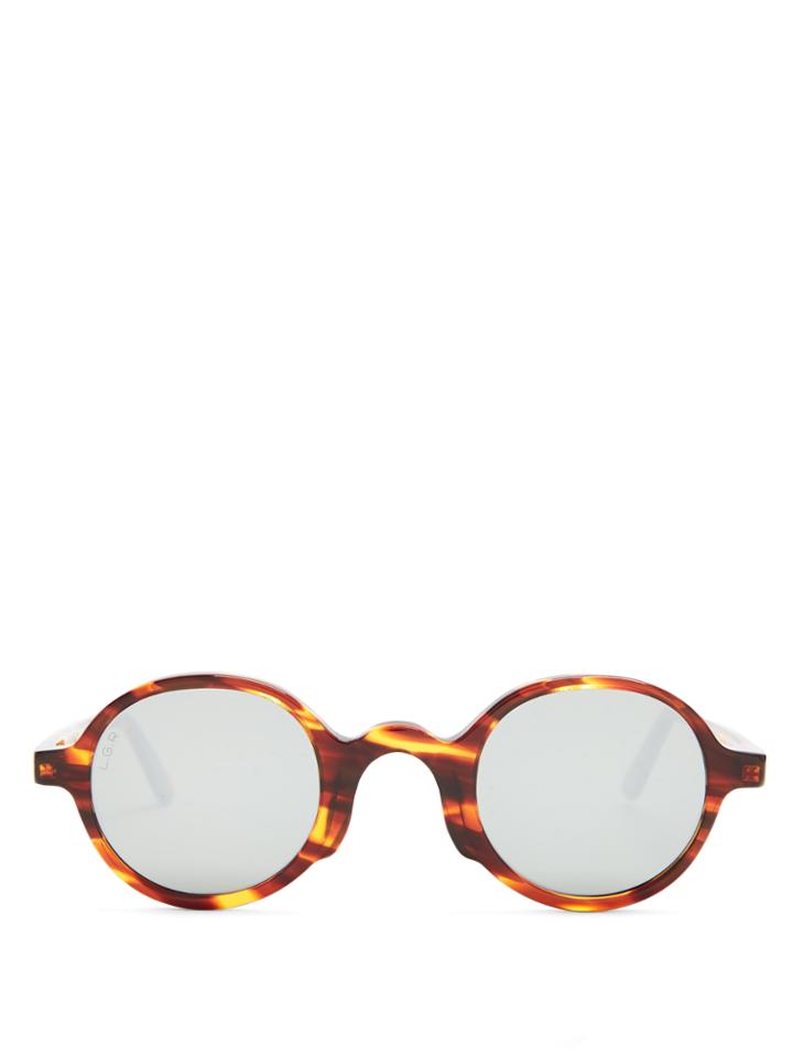 L.g.r Sunglassses George Round-frame Acetate Sunglasses
