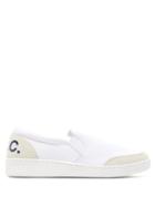Matchesfashion.com A.p.c. - Coleen Slip On Canvas Trainers - Womens - White