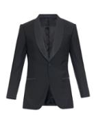 Gieves & Hawkes Shawl-collar Wool And Mohair-blend Blazer
