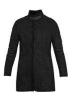 Giorgio Armani High-neck Shearling Coat