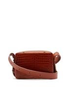 Matchesfashion.com Lutz Morris - Maya Crocodile Effect Leather Cross Body Bag - Womens - Tan