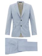 Matchesfashion.com Paul Smith - Soho Fit Single Breasted Wool Blend Suit - Mens - Light Blue