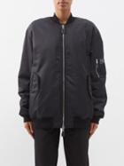 Raf Simons - Altered-reality Bomber Jacket - Womens - Black