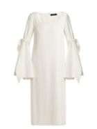 Matchesfashion.com Ellery - Cindy Cut Out Midi Dress - Womens - Ivory