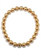 Balenciaga - Bb-logo Antiqued Beaded Necklace - Womens - Gold