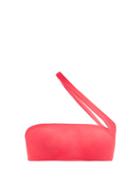 Matchesfashion.com Jade Swim - Halo One Shoulder Bandeau Bikini Top - Womens - Pink