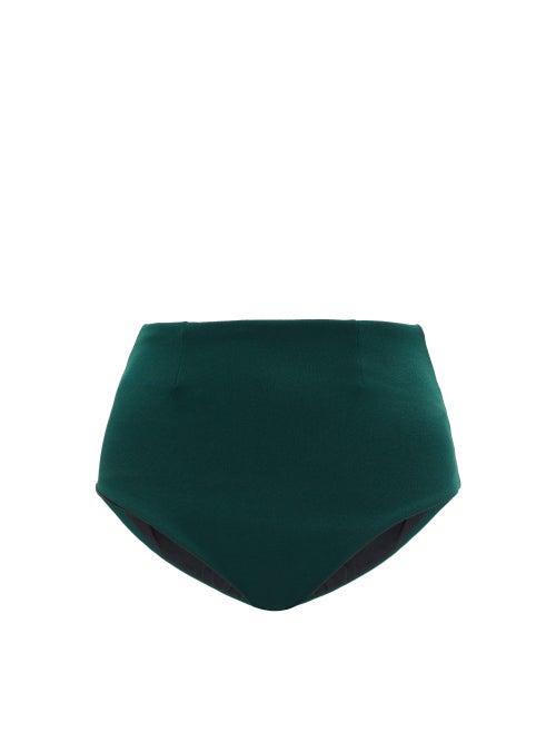 Matchesfashion.com Haight - Carol High-rise Bikini Briefs - Womens - Green
