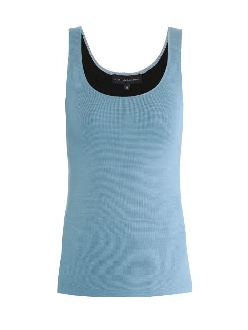 Jonathan Saunders Jacqui Bi-colour Knitted Cami