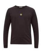 Matchesfashion.com Stone Island - Airbrush Logo Cotton T Shirt - Mens - Black