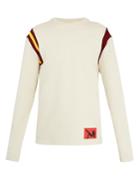 Calvin Klein 205w39nyc Contrast-insert Long-sleeved Cotton T-shirt