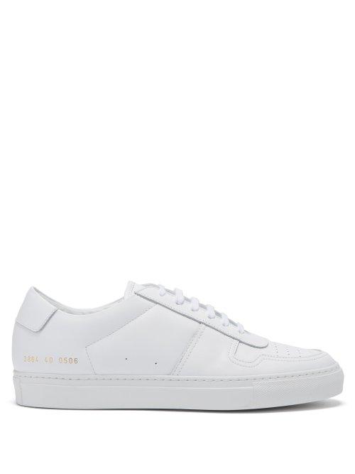Matchesfashion.com Common Projects - Bball Low Top Leather Trainers - Womens - White