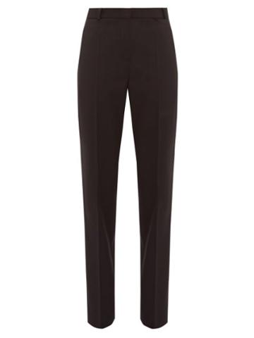 Matchesfashion.com Pallas X Claire Thomson-jonville - Fulham Wool Twill Trousers - Womens - Black