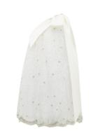 Matchesfashion.com Richard Quinn - One-shoulder Crystal-embellished Tulle Dress - Womens - Ivory