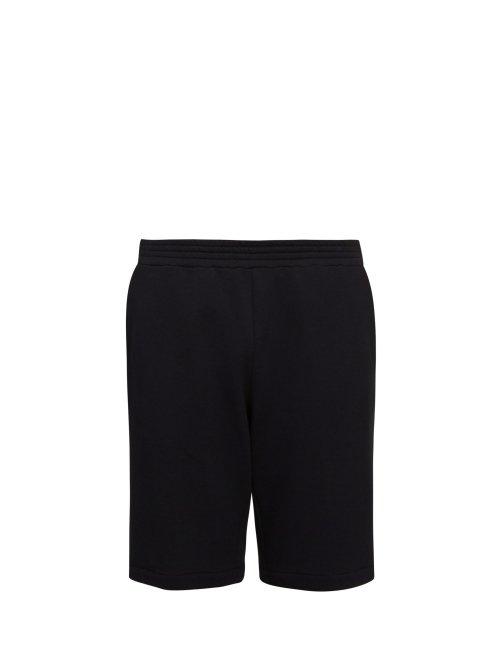 Matchesfashion.com Versace - Postage Stamp Jersey Shorts - Mens - Black